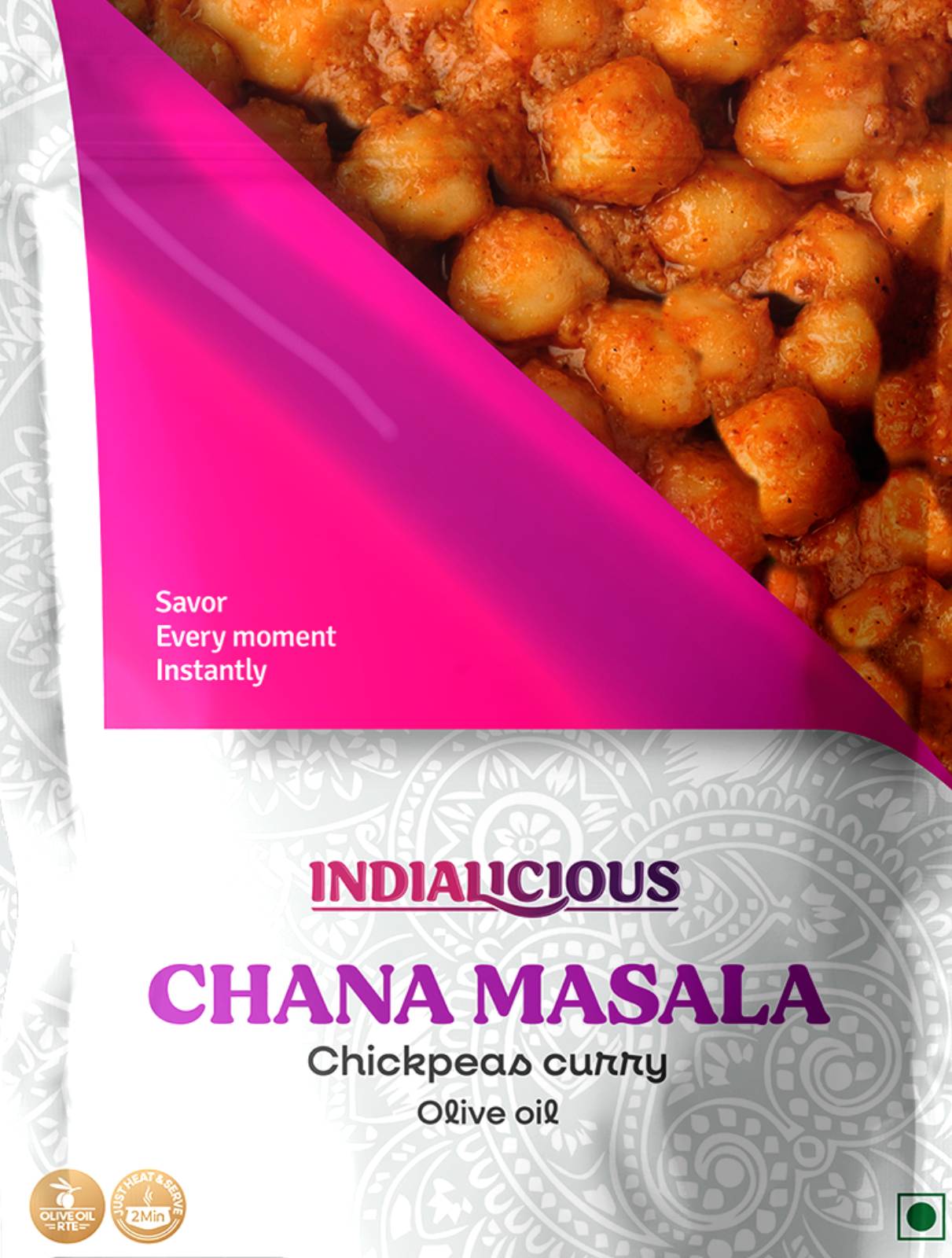 Chana Masala (White Chick Peas)