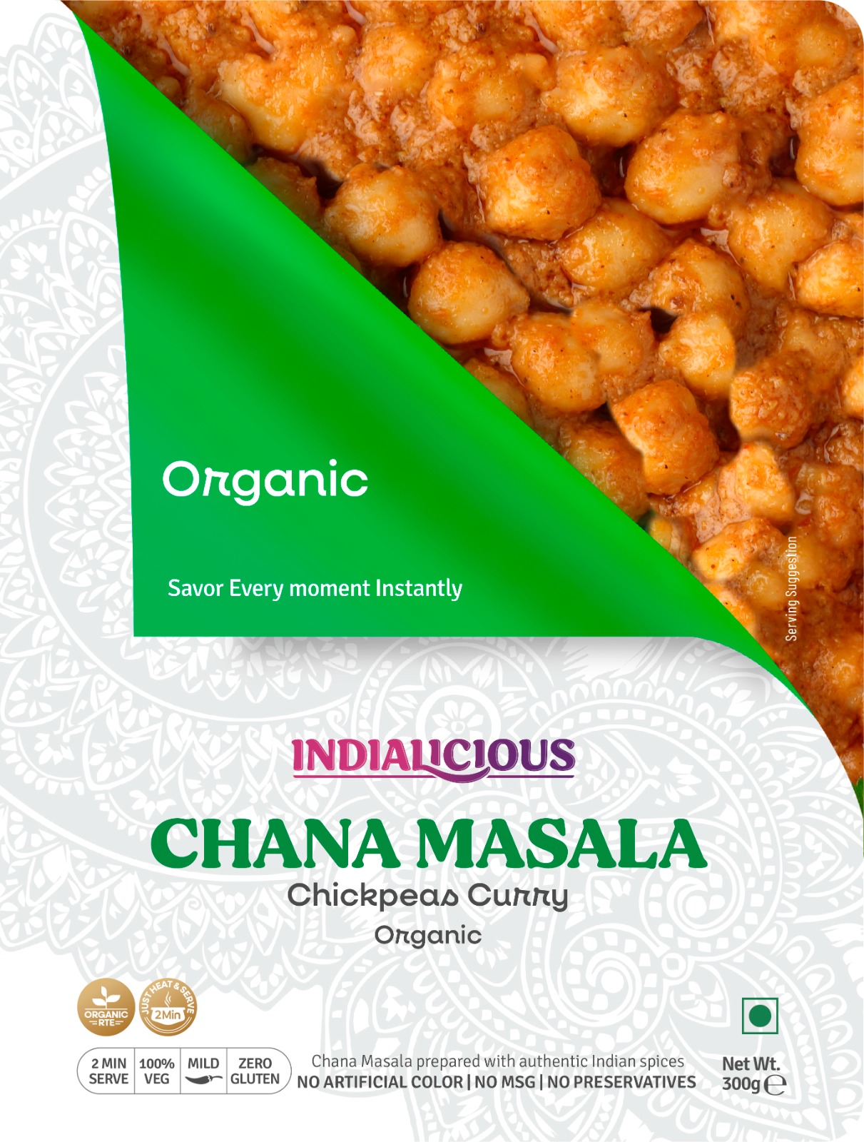 Chana Masala (White Chick Peas)