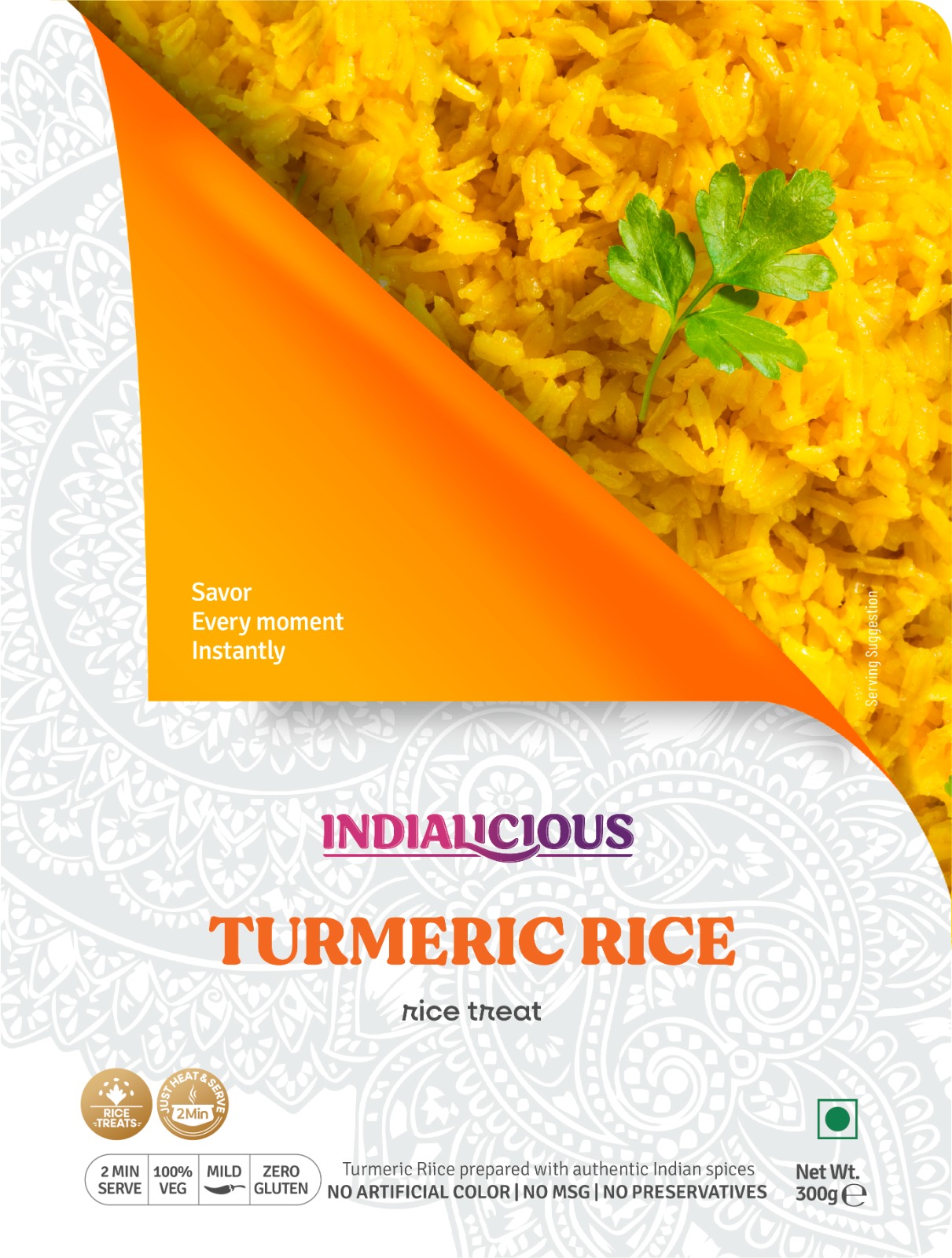 Indialicious Turmeric Rice
